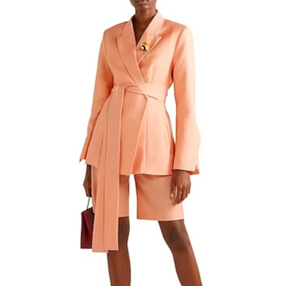 NWT Maggie Marilyn Salmon Pink Just Getting Started Blazer Size 10